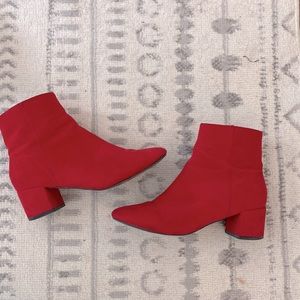 Red booties